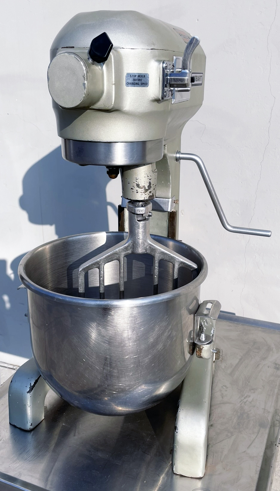 20 Quart Flat Paddle Beater Attachment For Hobart Commercial Mixers (AE200, A200)