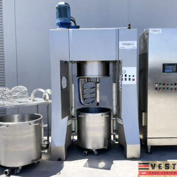 Tonelli UNVIVERSAL 3000 (U3200) 200 Liter Twin Tool Industrial Vertical Planetary Mixer